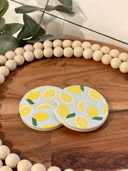 Lemon Blues Coasters